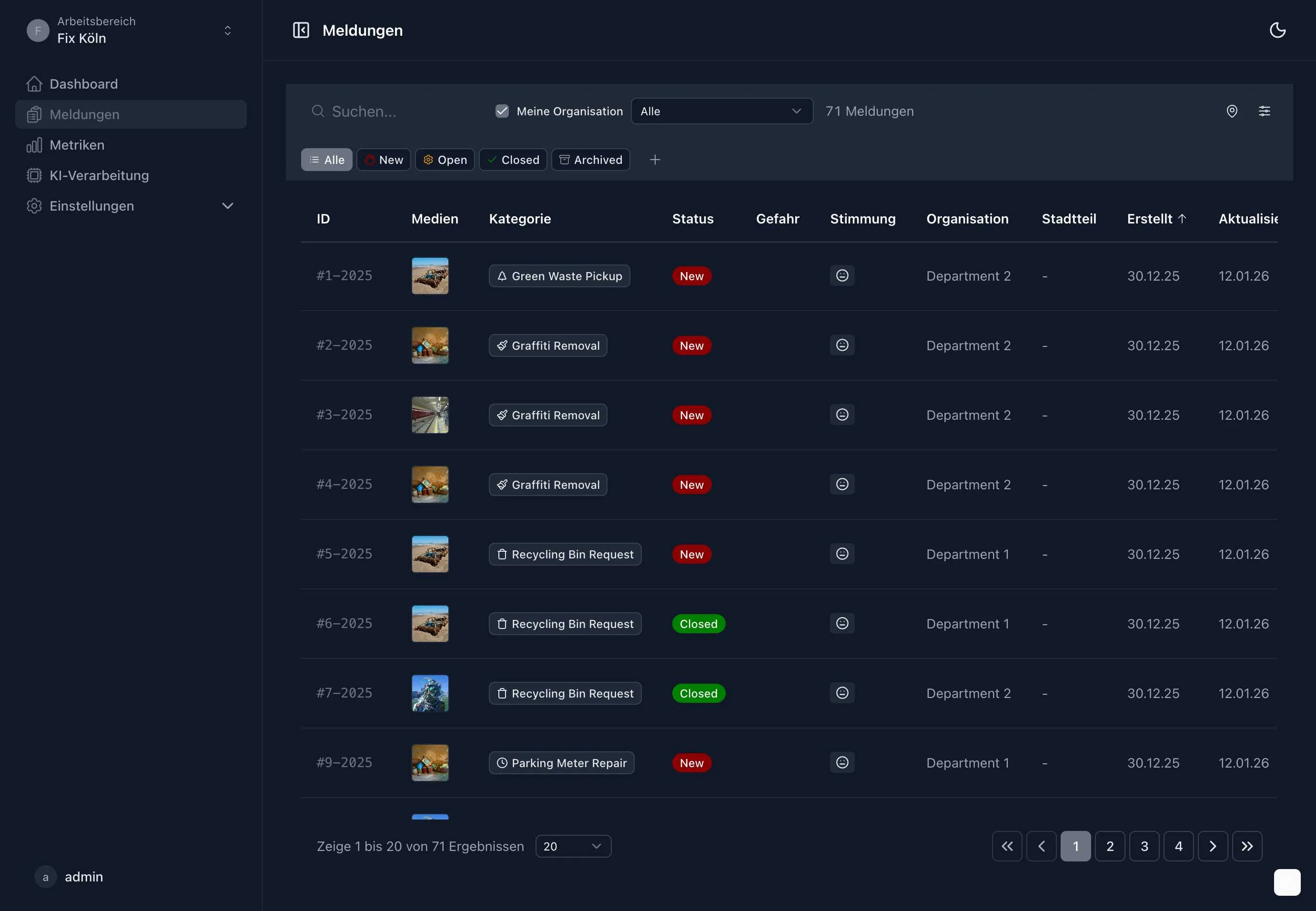 Mängelmelder-Software für Kommunen
